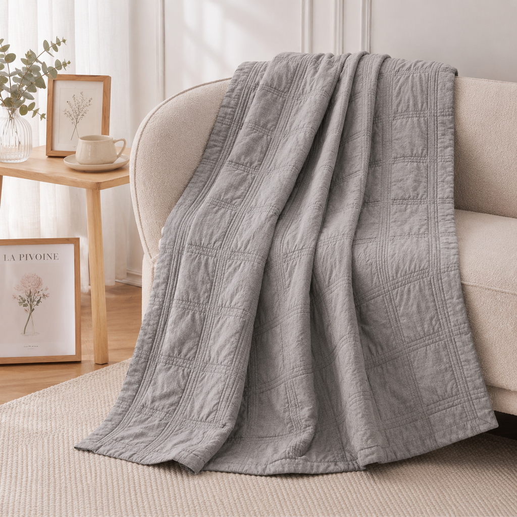 Smokey Grey Throw