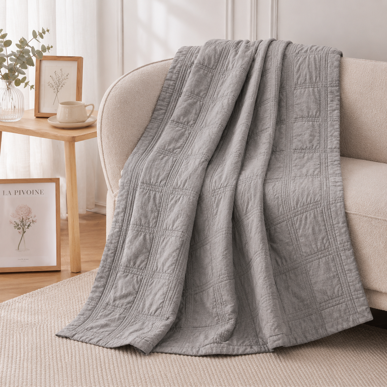 Smokey Grey Throw