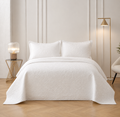 Boutique White Coverlet Set