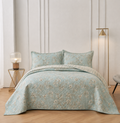 Lyon Teal Coverlet Set