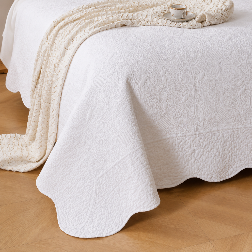 Antique White Coverlet Set