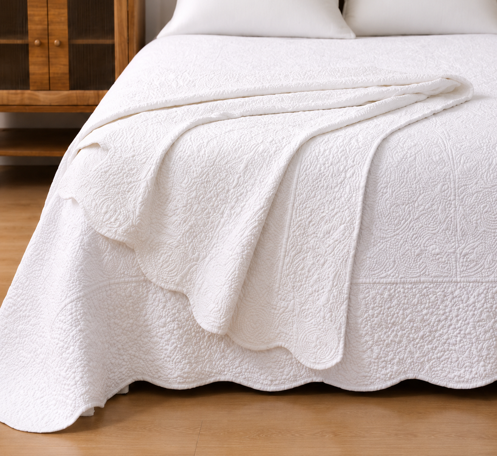 Antique White Throw