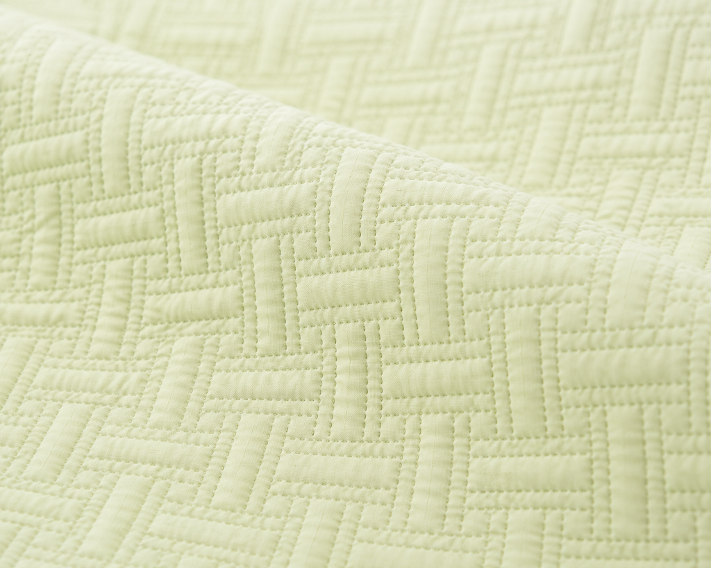 Milky Green Coverlet Set