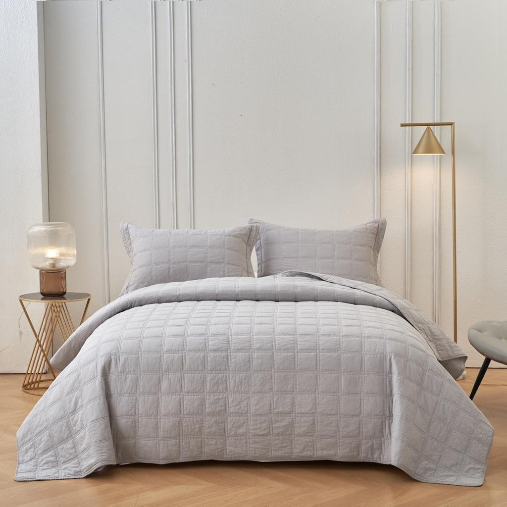 Smokey Grey Coverlet Set